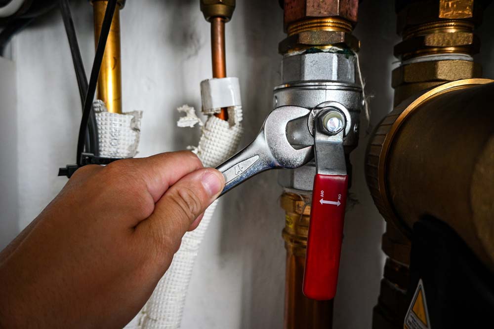 pipe being repaired by plumber Woodstock, GA
