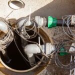 exposed sump pump wiring