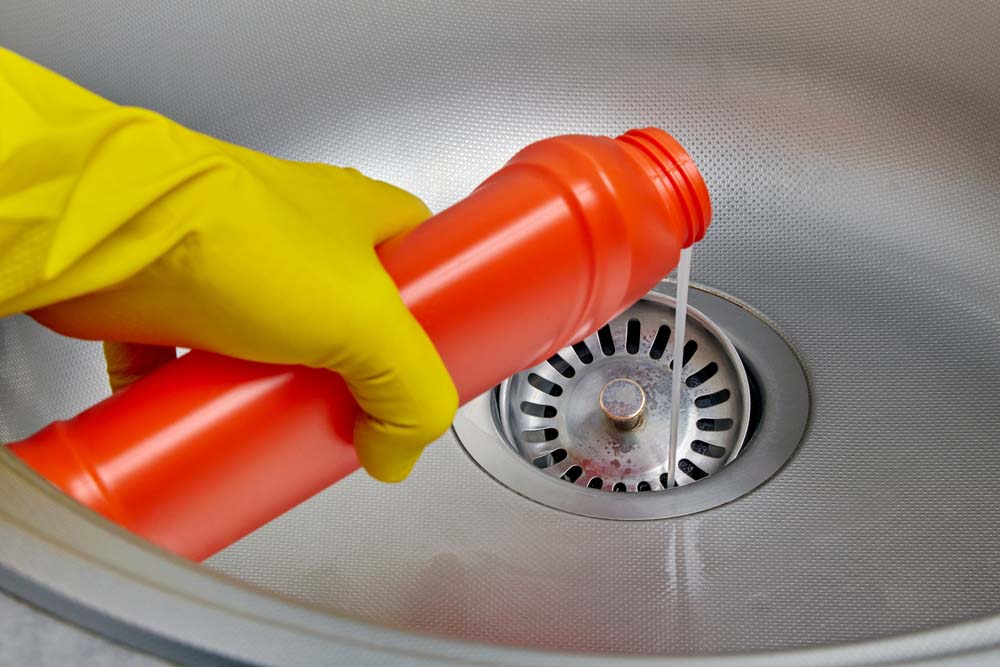 “x”-d out chemical drain cleaner